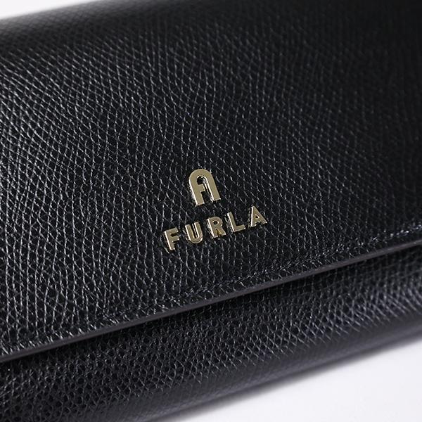 フルラ CAMELIA CONTINENTAL WALLET 長財布 折りたたみ財布 カメリア 小銭入れあり メタルロゴ レザー WP00317 ARE000