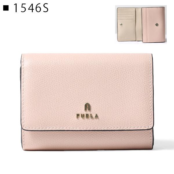 asune新品未使用　FURLA 二つ折り財布 　ミニ財布　保存袋付き FURLA（フルラ） 財布 レディース 2つ折り 折財布 コンパクト