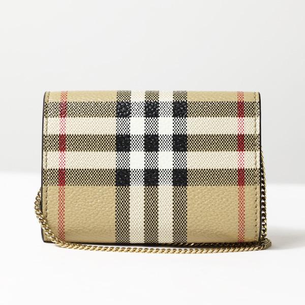 BURBERRY バーバリー Chain Wallet チェーンウォレット カードケース 