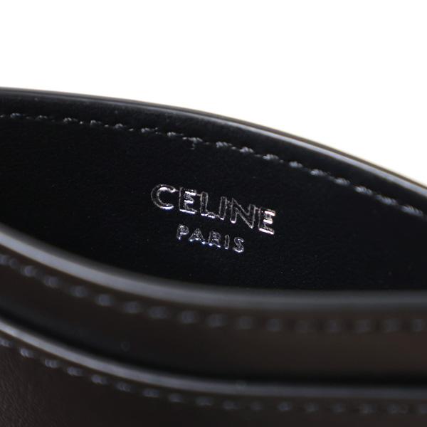 Celine セリーヌ Logo Card Holder カードケース カードホルダー 名刺入れ レザー メンズ 10B703DMF 38SI_4
