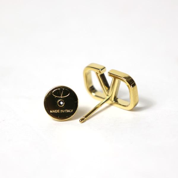VALENTINO ヴァレンティノ V Logo Earrings ピアス 両耳用 