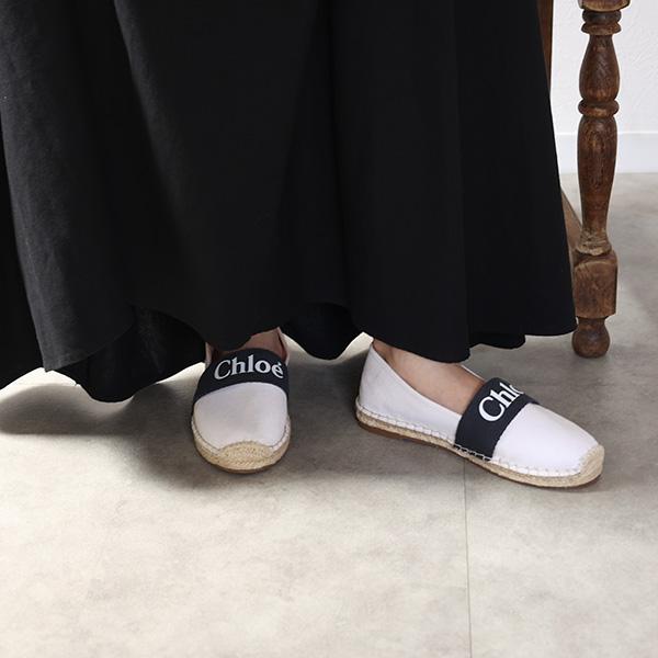 Chloe クロエ Logo Espadrilles エスパドリーユ スリッポン Chloe クロエ Logo Espadrilles エスパドリーユ スリッポン
