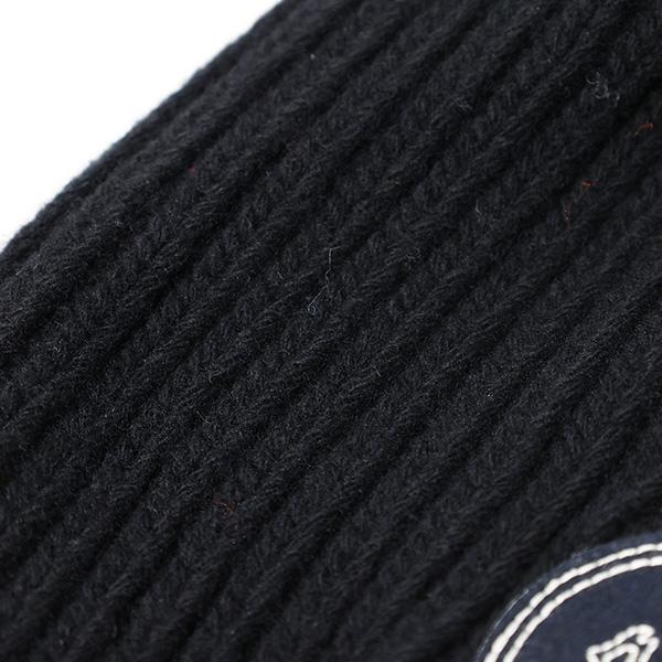 MONCLER シリコンロゴパッチ付き ニット帽 MONCLER（モンクレール） GENIUS Beanie ニット帽 ニットキャップ 帽子