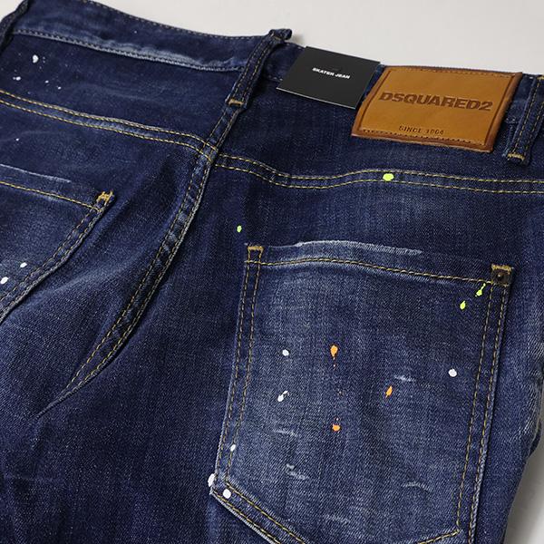 DSQUARED2（ディースクエアード） Dark Techno Surf Wash Skater Jeans 