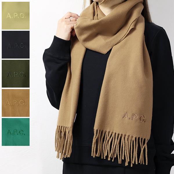 A.P.C.（アーペーセー） AMBROISE BRODEE マフラー ストール ロゴ刺繍