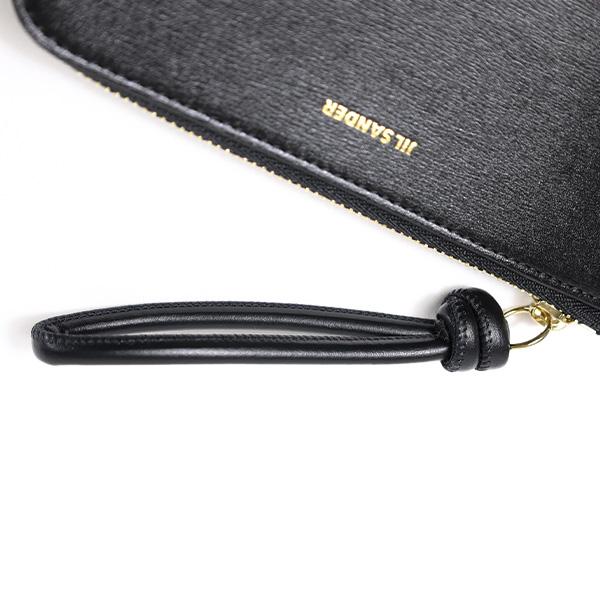 JIL SANDER ジルサンダー GIRO ENVELOPE MD ポーチ ロゴ レザー JIL SANDER ジルサンダー GIRO ENVELOPE MD ポーチ ロゴ レザー