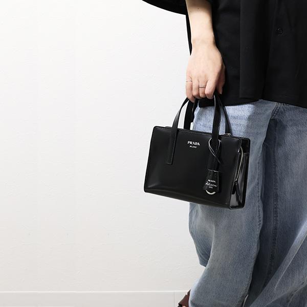 PRADA プラダ Re Edition 1995 Brushed Leather Mini Handbag PRADA プラダ Re Edition 1995 Brushed Leather Mini Handbag