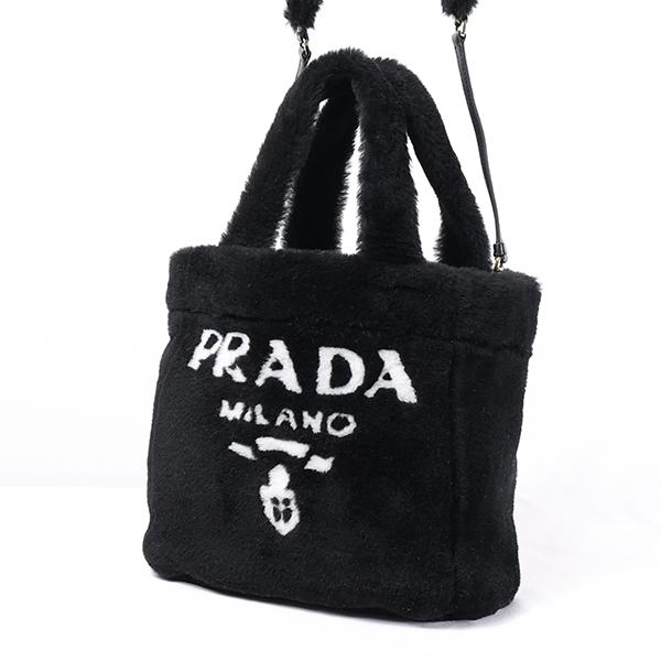 PRADA トートバッグ PRADA(プラダ) / 三角ロゴ/トートバッグ/ナイロン/BLK | 中古品