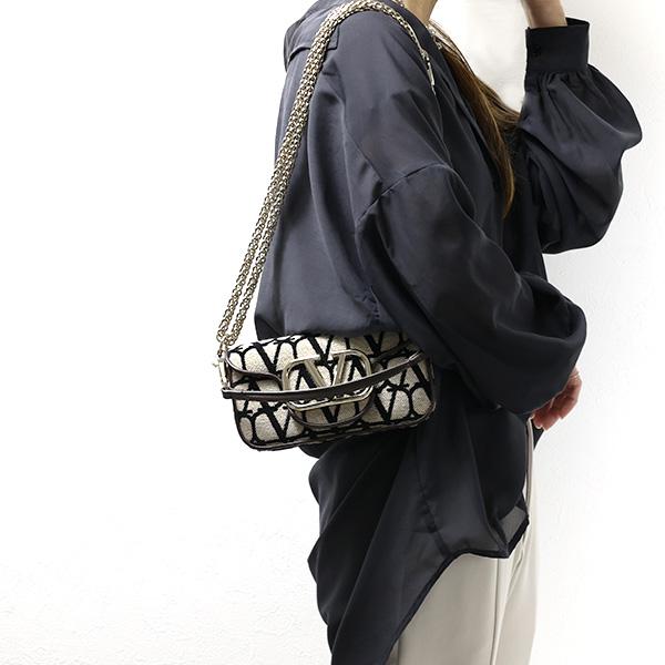 VALENTINO（ヴァレンティノ） LOCO TOILE ICONOGRAPHE SMALL SHOULDER