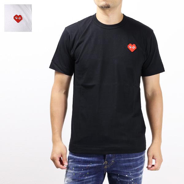コムデギャルソン Tシャツ 黒 赤ハート サイズM COMME des GARCONS（コムデギャルソン） Heart Logo T-Shirt 半袖 T