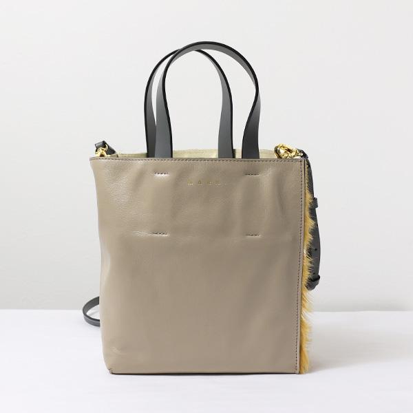 MARNI マルニ MUSEO SOFT MINI Shearling Shoulder Bag トート