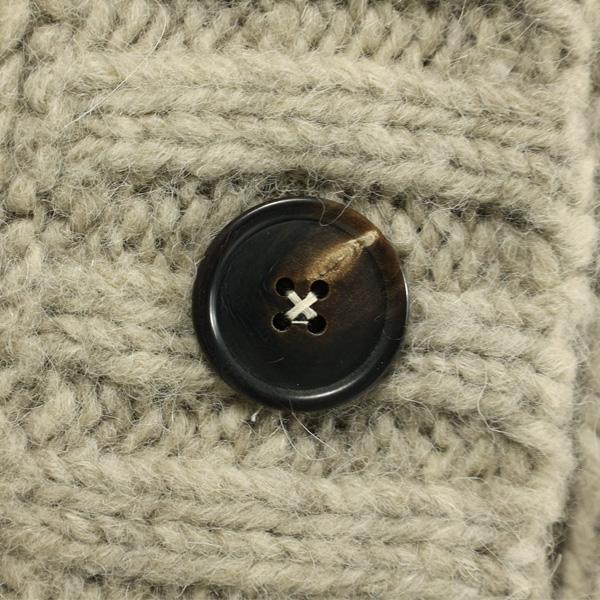 【新品未使用】メゾンマルジェラ　ボタニカル　カーディガン　ブラウン　S Maison Margiela メゾンマルジェラ Vネック カーディガン