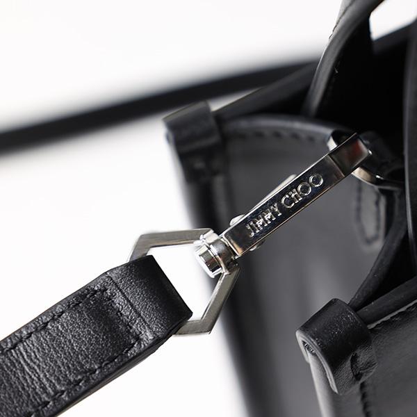 ジミーチュウ ショルダーバッグ ミニバッグ コットン レザー 軽量 トートバッグ JIMMY CHOO（ジミーチュウ） MINI N/S TOTE BAG ミニ トートバッグ