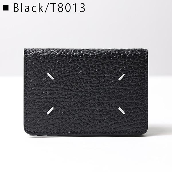 Maison Margiela メゾンマルジェラ カードホルダー カードケース パスケース 二つ折り 4ステッチ レザー メンズ  SA1VX0011 P4455の画像