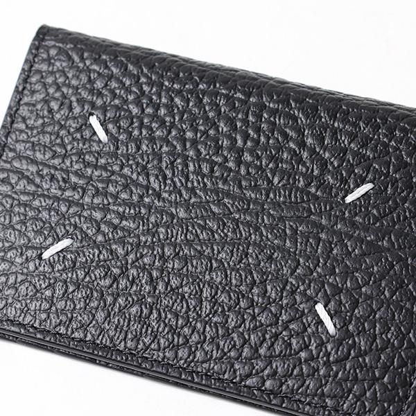 Maison Margiela メゾンマルジェラ カードホルダー カードケース パスケース 二つ折り 4ステッチ レザー メンズ  SA1VX0011 P4455の画像