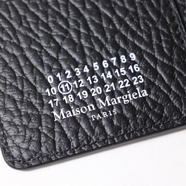 Maison Margiela メゾンマルジェラ カードホルダー カードケース パスケース 二つ折り 4ステッチ レザー メンズ  SA1VX0011 P4455の画像