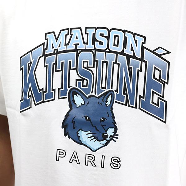MAISON KITSUNÉ メゾンキツネ JP EXCLUSIVE FOX L MAISON KITSUNE（メゾン キツネ） キャンパス フォックス Tシャツ 半袖