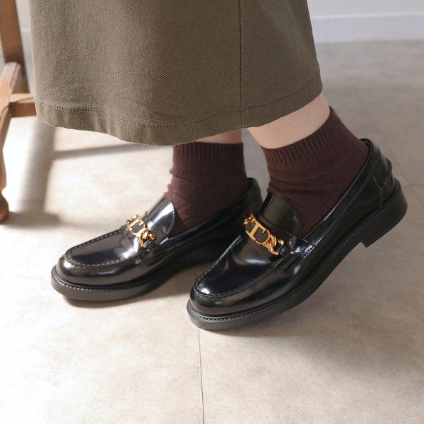 TOD'S TODS トッズ T Chain Leather Loafers レザー ローファー TOD'S TODS トッズ T Chain Leather Loafers レザー ローファー