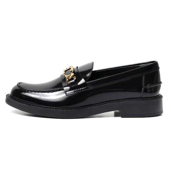 TODS トッズ T Chain Leather Loafers レザー ローファー メタルTチェーン パテントレザー 本革 ロゴ レディース XXW59C0EW00SHA｜lag-onlinestore｜03