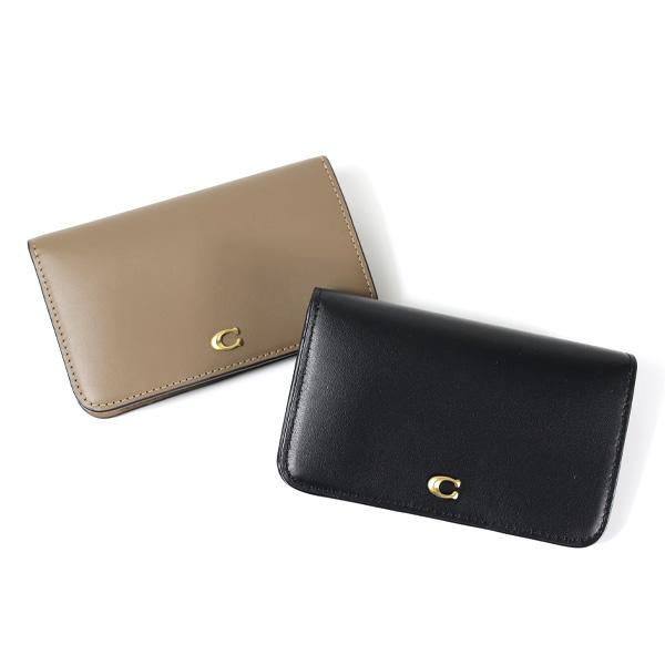 COACH（コーチ） Slim Card Case 二つ折り財布 小銭入れあり