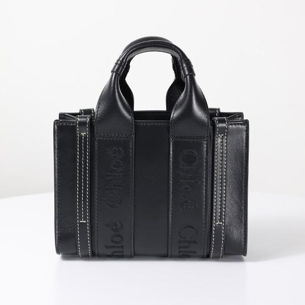Chloe（クロエ） WOODY Mini Tote Bag ウッディ ミニトートバッグ ロゴ
