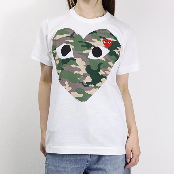 PLAY COMME des GARCONS コムデギャルソン Tシャツ 半袖 ロゴ レッド