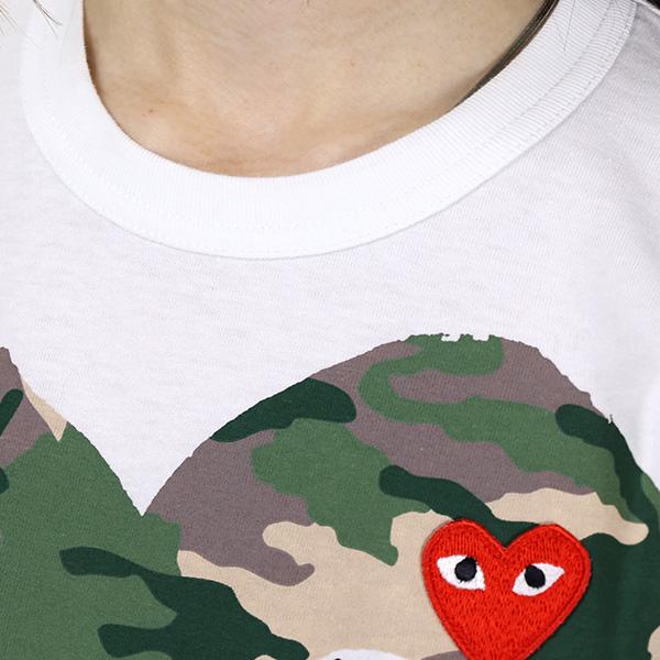 PLAY COMME des GARCONS コムデギャルソン Tシャツ 半袖 ロゴ レッド