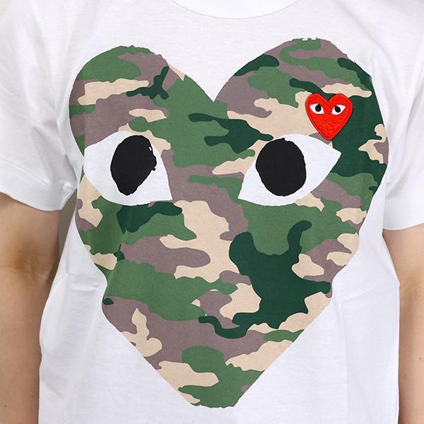 PLAY COMME des GARCONS コムデギャルソン Tシャツ 半袖 ロゴ レッド