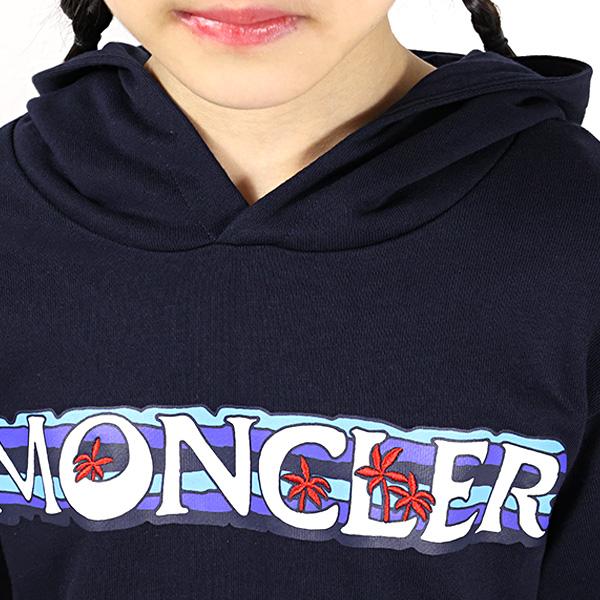 MONCLER モンクレール LOGO HOODIE プルオーバーパーカー パーカー 長袖 ロゴ キッズ 女の子 男の子 大人も可 8G000 28 809AG｜lag-onlinestore｜05