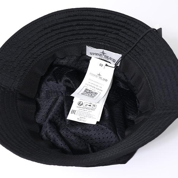 [STONE ] ロゴパッチ パッカブル バケットハット L 帽子 STONE ISLAND] ロゴパッチ パッカブル バケットハット L 帽子