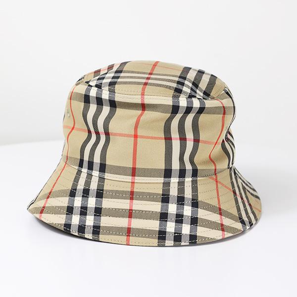 BURBERRY チェック テクニカルコットン バケットハット バーバリー バケットハット 帽子 ヴィンテージチェック