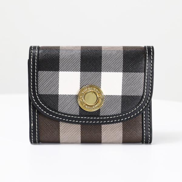 ！美品！　Burberry コンパクト財布　コインケース　折り財布 バーバリー BURBERRY コインケース 小銭入れ 桜柄 8067139-A7026