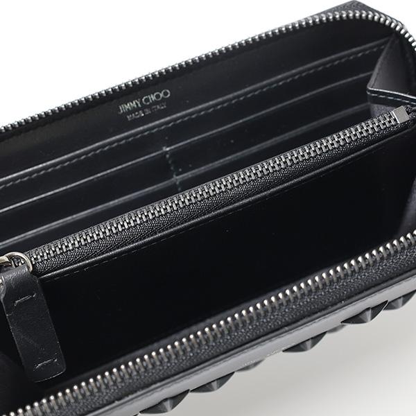 JIMMY CHOO ジミーチュウ CARNABY S 長財布 ラウンドファスナー 財布 