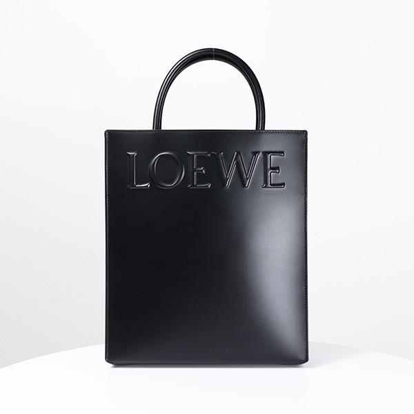 LOEWE ロエベ STANDARD A4 TOTE BAG A933R18X14 トートバッグ ロゴ レザー A4収納可能 レディース｜lag-onlinestore｜02