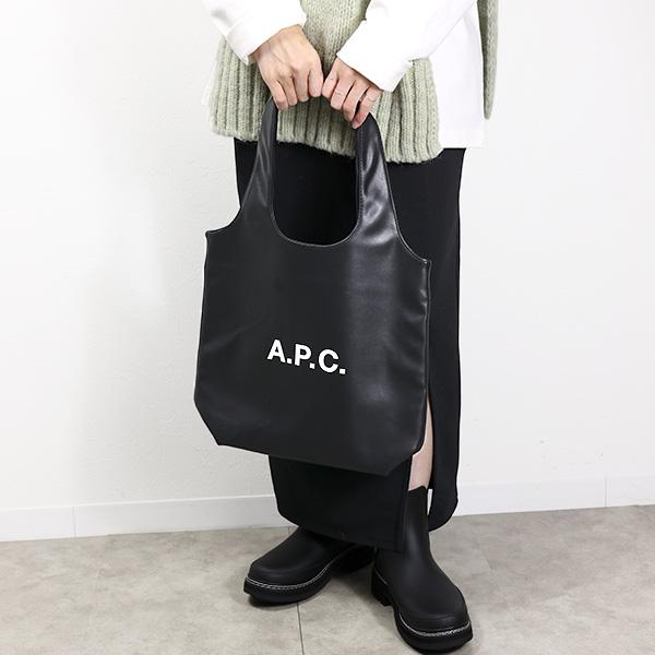 バッグ A.P.C ninon small Black オンライン限定】 Ninon スモールトートバッグ｜UNISEXE / SACS