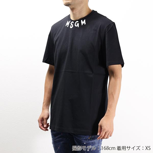MSGM エムエスジーエム LOGO ON THE NECK T-SHIRTS ロゴ ネック MSGM エムエスジーエム LOGO ON THE NECK T-SHIRTS ロゴ ネック