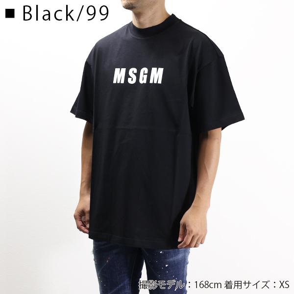 9999セール‼️ MSGM  ロゴ Tシャツ 正規 新品 タグ付き ✨ MSGM（エムエスジーエム） MSGM Tシャツ 半袖 トップス ブラック