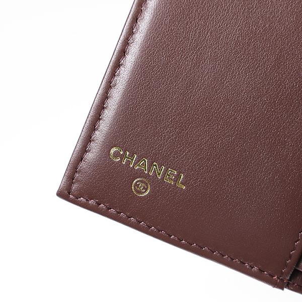 CHANEL シャネル 三つ折り財布 クラシック スモール マトラッセ カーフスキン キャビアスキン AP0229 B10583 C3906の画像