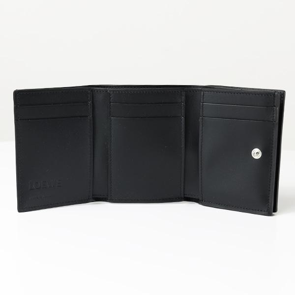 LOEWE（ロエベ） 三つ折り財布 ミニ財布 アナグラムロゴ 本革 メンズ