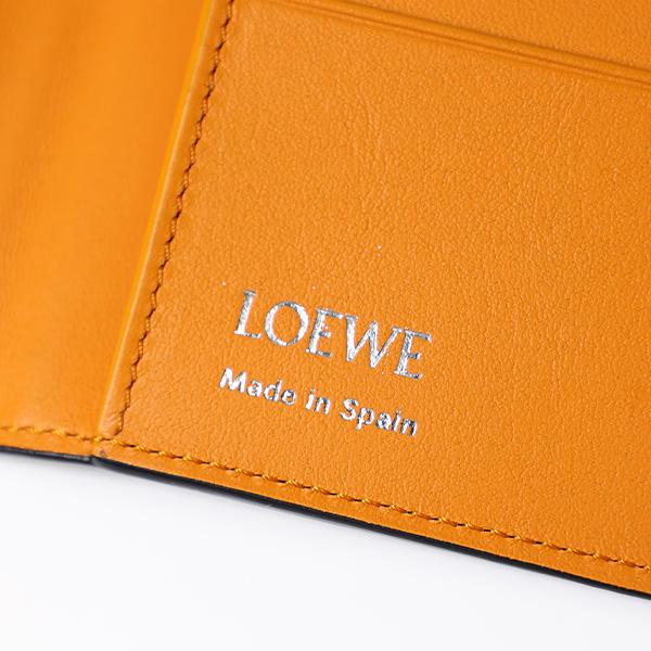 LOEWE ロエベ フォールデッドウォレット 三つ折り財布 バイカラー レザー メンズ CEM1Q94X01｜lag-onlinestore｜07