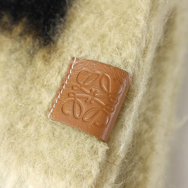 LOEWE ロエベ マフラー ストール  フリンジ アナグラムロゴ ウール モヘア  レディース F811257X03の画像