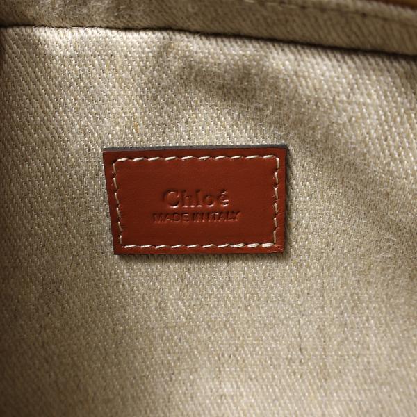 Chloe クロエ Woody Belt Bag ベルトバッグ ボディバッグ ハンドバッグ ウッディ リボン 鞄 リネンキャンバス レディース CHC23AS432L06 27Sの画像