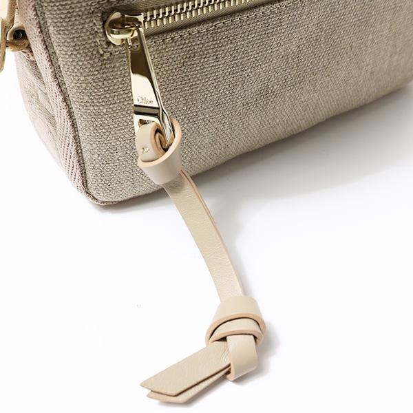 Chloe クロエ Woody Belt Bag ベルトバッグ ボディバッグ ハンドバッグ ウッディ リボン 鞄 リネンキャンバス レディース CHC23AS432L13 26Yの画像
