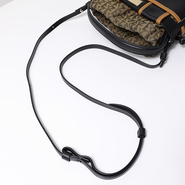 ZANCHETTI ザンケッティ WOVEN SMALL BUCKET BAG WBUS 734 ウーブン スモール バケットバッグ ショルダーバッグ ハンドバッグ 鞄 巾着 ロゴ レザー レディースの画像