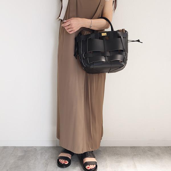 ❤️超美品バッグ❤️ザンケッティ ウーブンショッパー ハンドバッグ ザンチェッティ Zanchetti ZANCHETTI ザンケッティ WOVEN SHOPPER TOTE WSHO 735