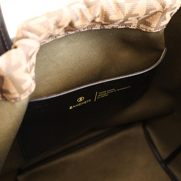 ❤️超美品バッグ❤️ザンケッティ ウーブンショッパー ハンドバッグ ザンチェッティ Zanchetti ZANCHETTI ザンケッティ WOVEN SHOPPER TOTE WSHO 735