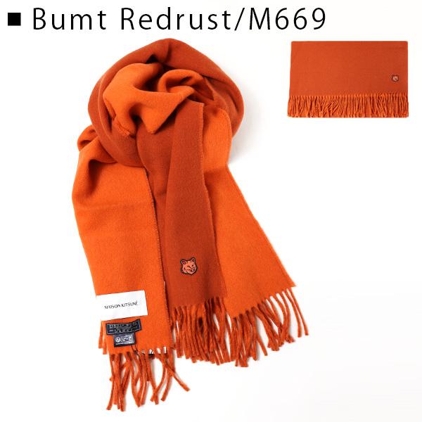 MAISON KITSUNE（メゾン キツネ） FOX HEAD PATCH SCARF マフラー