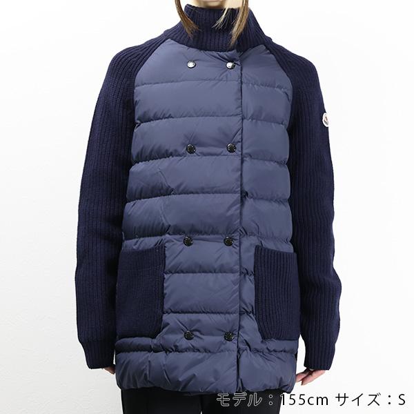 MONCLER モンクレール CARDIGAN ダウンジャケット アウター ジャケット カーディガン ニット ブルゾン 切り替え レディース 9B00006M1241｜lag-onlinestore｜02