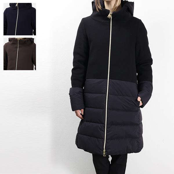 HERNO ヘルノ ダウンコート 軽量 ジップアップ HERNO（ヘルノ） ダウンコート PI001782D 12017Z レディース ナイロン