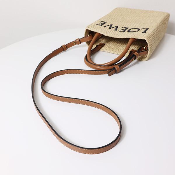 LOEWE ロエベ STANDARD A5 TOTE BAG ショルダーバッグ ラフィア
